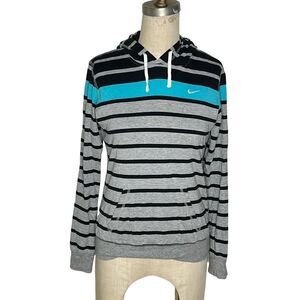 Nike The Athletic Department 90s Style youth striped sweatshirt- size M